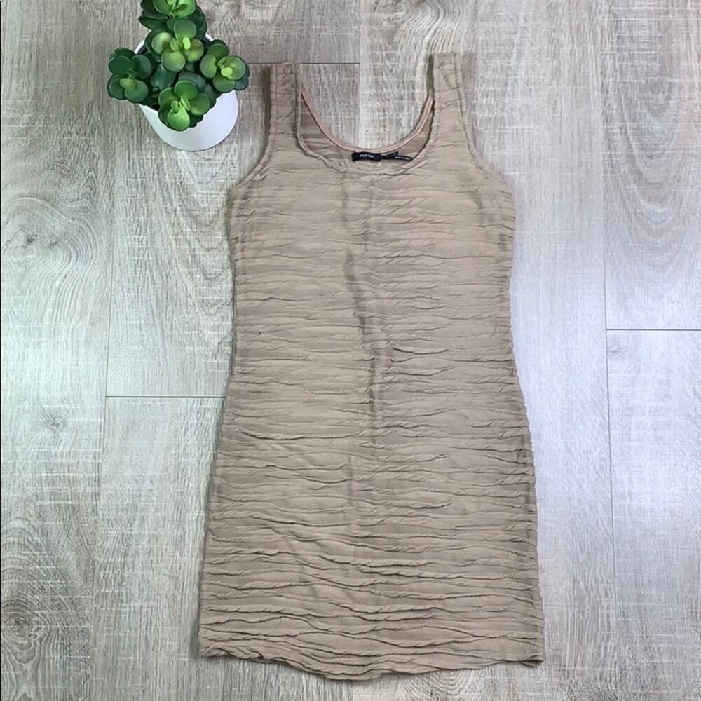 POETRY Women's Tan Mini Bodycon Tank Dress